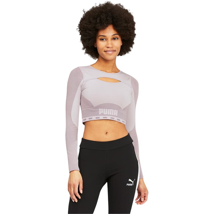Puma FormKnit Seamless Langærmet Crop Top Dame