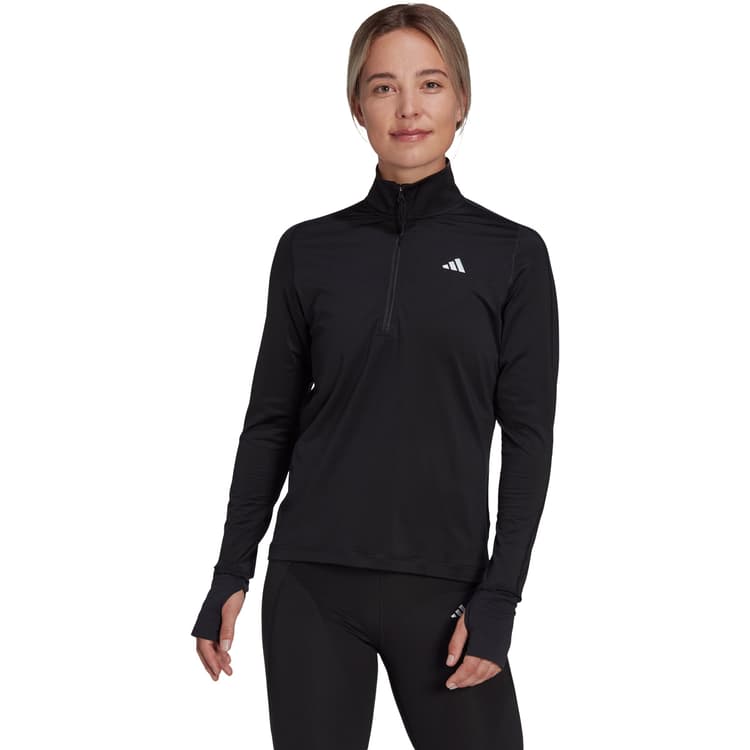 adidas Fast 1/2 Zip Løbetrøje Dame