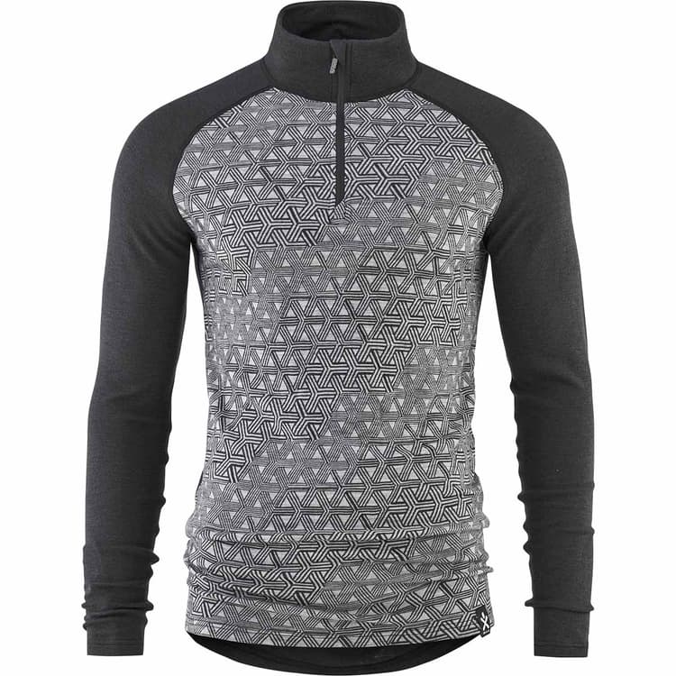 Bula Geo Merino Uld Half Zip Skiundertrøje Herre