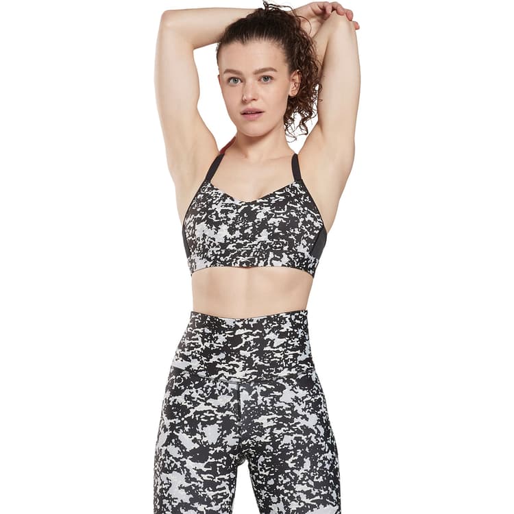 Reebok Lux Strappy Medium Support Sports BH Dame