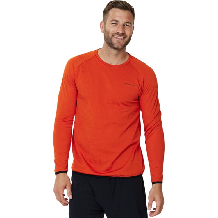 Endurance Avan Waffle Langærmet Løbe T-shirt Herre