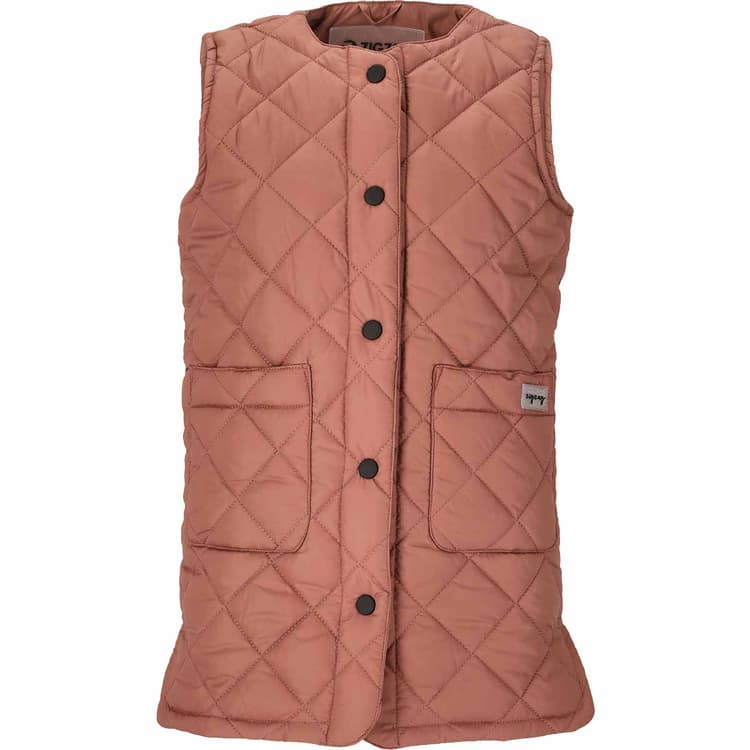 ZigZag Maggie Long Quiltet Vest Børn